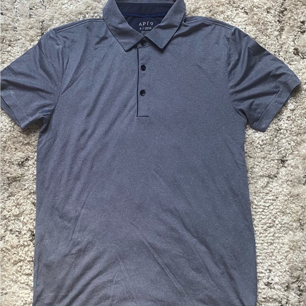 Apt. 9 Gray Polo Shirt Classic Casual Wear